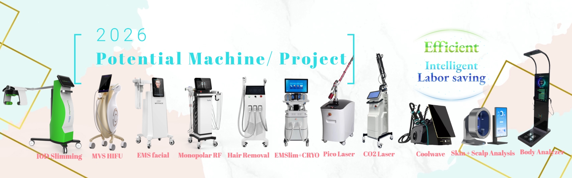 2026 new year weight loss face lifting hair removal machine leongbeauty company